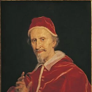 Italy, Rome, Portrait of Pope Clement X (Emilio Bonaventura Altieri)