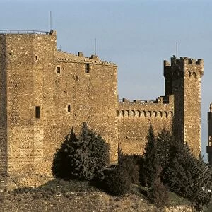 Italy, Tuscany Region, Val D Orcia, Montalcino castle