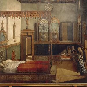 Italy, Venice, Scenes from life of Saint Ursula (from Golden Legend by Jacobus de Voragine) Dream of Saint Ursula
