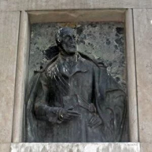 Italy, Venice, Statue of Giuseppe Mazzini