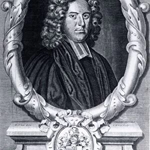 John Harris (1667-1719), English mathematician, at the age of 40. Harrison was Secretary
