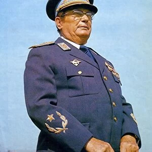 Josip Broz Tito (1892 - 1980) Yugoslav revolutionary and statesman. Secretary-General
