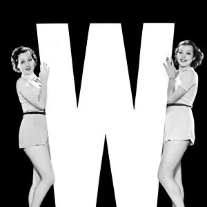 The Letter W And Two Women