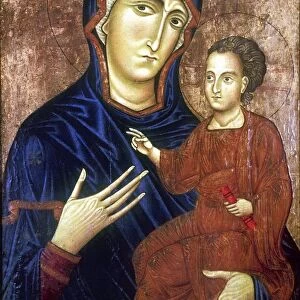Madonna and Child. Berlinghiero (active by 1228, d1236) Italian artist. Tempera on wood