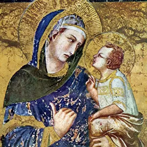 The Madonna dei Tramonti is a 1330 Madonna fresco by the Italian artist Pietro Lorenzetti