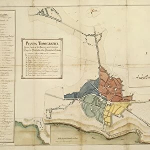Map of Acireale, Catania
