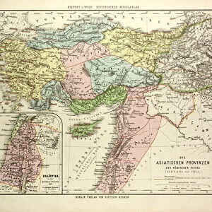 MAP OF THE ASIAN PROVINCES OF THE ROMAN EMPIRE (SMALL ASIA AND SYRIA)