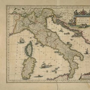 Map of Italy by Joan Blaeu