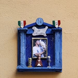 Maradona shrine in Naples