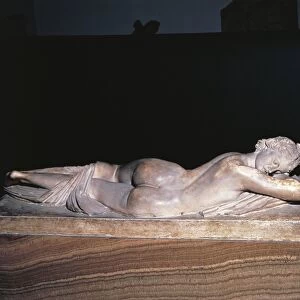 Marble statue of Hermaphrodite sleeping, Roman copy of Hellenistic original