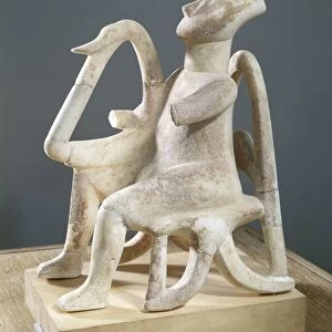 Marble statue of lyre player, from Island of Keros (Greece)