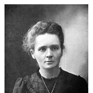Marie Curie (1867-1934) Polish-born French physicist. Picture published 1917