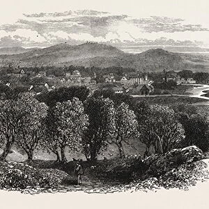 New Plymouth, United States of America, Us, Usa, 1870S Engraving