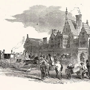 The North Staffordshire Railway: the Station at Stoke-Upon-Trent. Uk, 1849