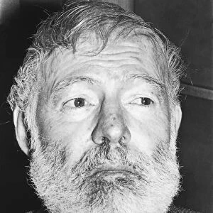 Novelist Ernest Hemingway
