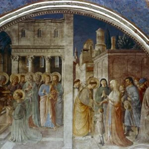 Ordination of St Stephen by St Peter. Fra Angelico (Guido di Pietro / Giovanni