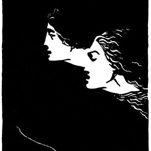 Paolo and Francesca Early 20th century illustration for the poem by Dante Alighieri