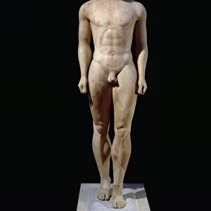 Parian marble statue of kouros