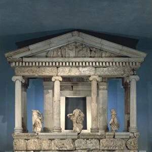 Partial reconstruction of the Monument of the Nereids of Xanthos in Lycia, circa 390-380 b. C