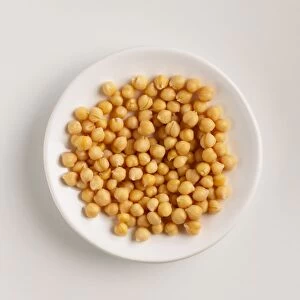 Plate of chick peas