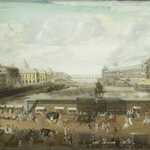 Pont Neuf and Louvre, by unknown artist, about 1680