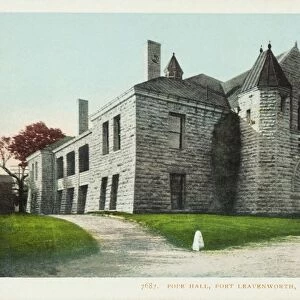Pope Hall, Fort Leavenworth, Kan. Postcard. ca. 1903, Pope Hall, Fort Leavenworth, Kan. Postcard