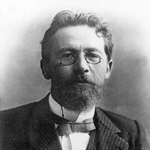 Portrait of anton chekhov, russian author and playwright, 1900