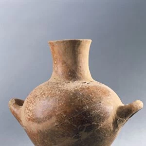 Pottery vessels with geometric decorations, from Sicily Region, Italy