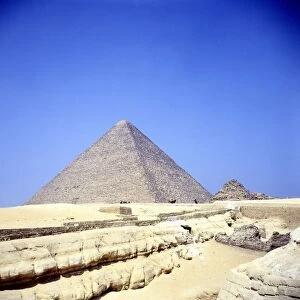 Pyramid at Giza. Pyramids one of the Seven Wonders of the World
