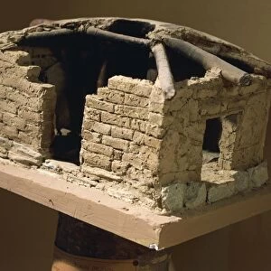 Reconstruction of neolithic dwelling