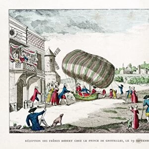 Robert Brothers and Collin-Hullin 186km flight, 19 September 1784 in elongated hydrogen