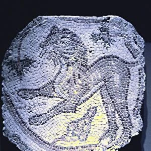 Roman mosaic of a lion