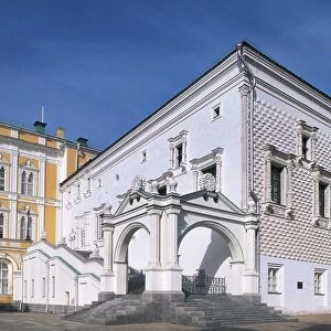 Russia, Moscow Kremlin, Palace of Facets (Granovitaya palata), Designed by Marco Ruffo, 1487-1491