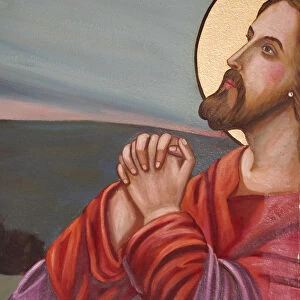 Saint Anthony coptic church painting
