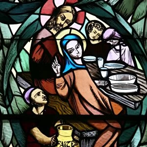 Saint-Joseph des fins church stained glass window