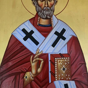 Saint Nicholas Greek orthodox icon