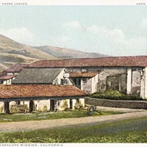 San Jose de Gaudalupe Mission, California Postcard. ca. 1915-1925, San Jose de Gaudalupe Mission, California Postcard