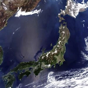 Satellite view of the islands of Japan. Credit: NASA. Science Earth Geology Oceanography