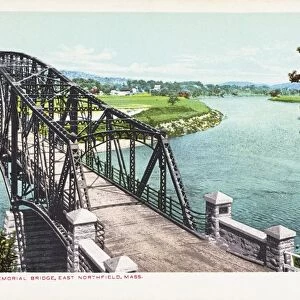 Schell Memorial Bridge Postcard. 1904, Schell Memorial Bridge Postcard