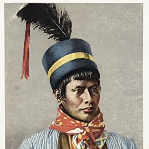 Seminole Indian Billy Bowlegs Postcard. ca. 1915-1925, Seminole Indian Billy Bowlegs Postcard
