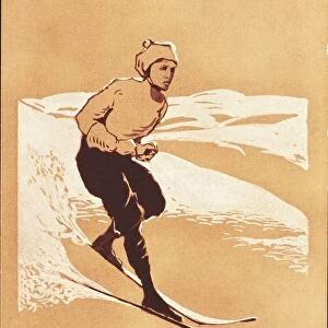 Ski Club Milano, Lombardy region cup, skiing race, Advertisement for skiing race at Selvino