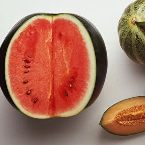 sliced melon