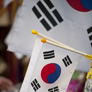 South Korea, Seoul, South Korean flag