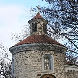 Sveta Martina rotunda in Vysehrad cemetery