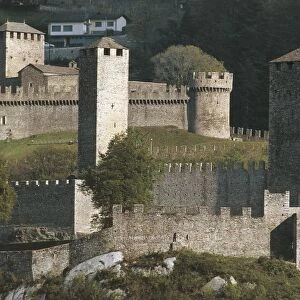 Switzerland, Ticino Canton, Bellinzona, Castelgrande