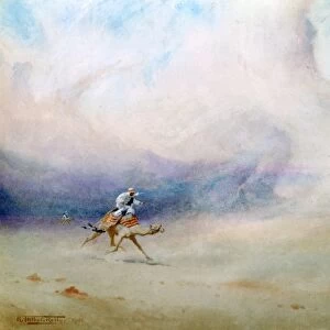 Tempest in the Desert, 1901. Watercolour. Robert Talbot-Kelly (1861-1934) English