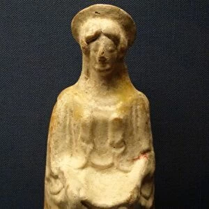 Terracotta figurine of Athena