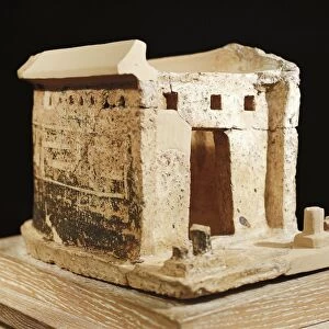 Terracotta model of temple, from Perachora, Greece