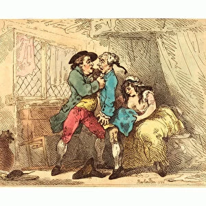 Thomas Rowlandson, British, 1756 1827, A Cully Pillaged, Probably 1784 1785