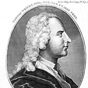 Thomas Wright (1711-1786) English astronomer. From The Gentlemans Magazine, London, 1793